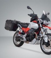 Maletas Laterales con Soporte DUSC Negras 33/41 L Moto Guzzi V85 Strada/TT (24) SW-MOTECH KFT.17.632.65001/B KFT.17.632.65001/B