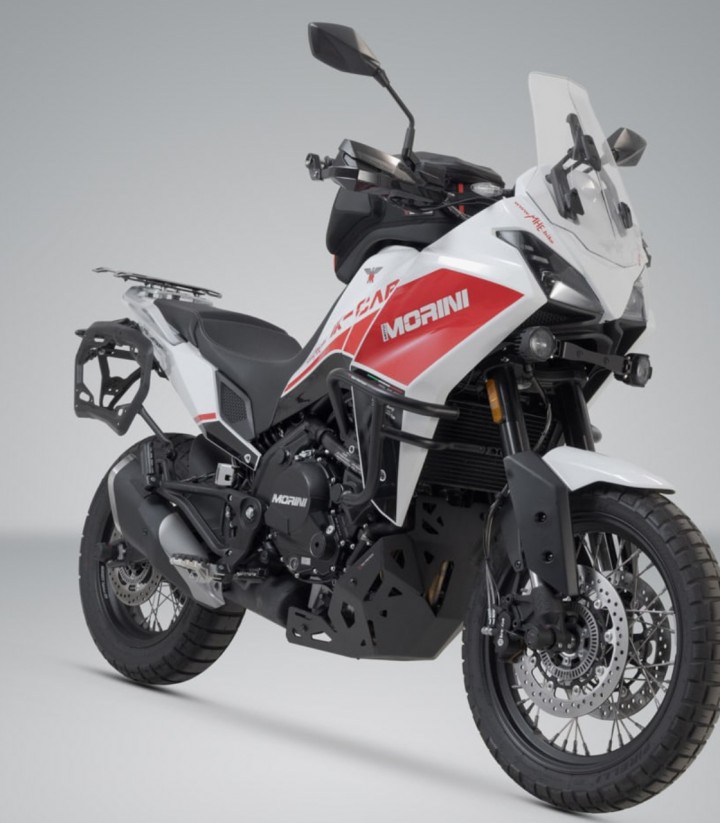 Seitenkoffer mit Träger DUSC Schwarz 41/41 L Moto Morini X-Cape 650 (21) SW-MOTECH KFT.23.017.65101/B