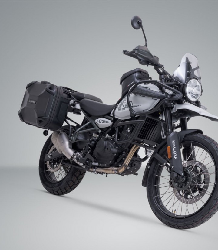 Maletas Laterales con Soporte DUSC Negras 33/33 L Royal Enfield Himalayan 450 (23) SW-MOTECH KFT.41.620.65001/B KFT.41.620.65...