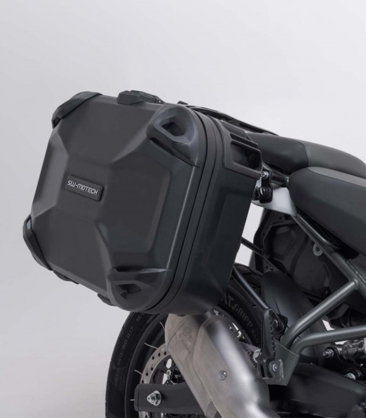 Maletas Laterales con Soporte DUSC Negras 33/33 L Royal Enfield Himalayan 450 (23) SW-MOTECH KFT.41.620.65001/B KFT.41.620.65...