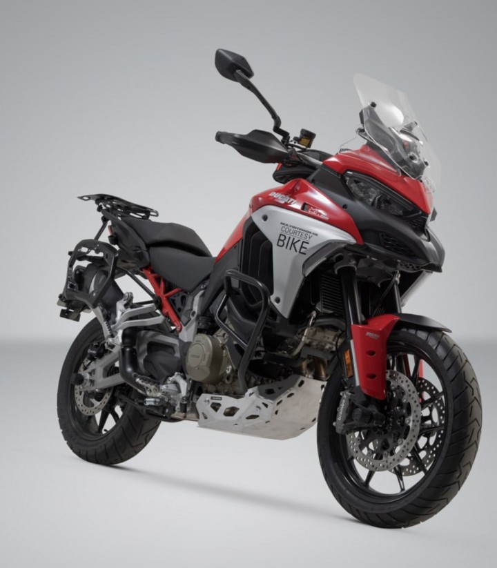 Seitenkoffer mit Träger DUSC Schwarz 41/41 L Ducati Multistrada V4 (20-24) SW-MOTECH KFT.22.822.65303/B