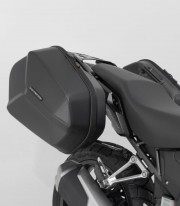 Maletas Laterales con Soporte AERO ABS Negras 25/25 L Honda CB500F/X (12-18), CBR500R (12-15), NX500/E-Clutch (23-26) SW-MOTE...
