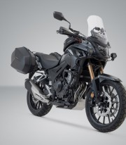 Maletas Laterales con Soporte AERO ABS Negras 25/25 L Honda CB500F/X (12-18), CBR500R (12-15), NX500/E-Clutch (23-26) SW-MOTE...