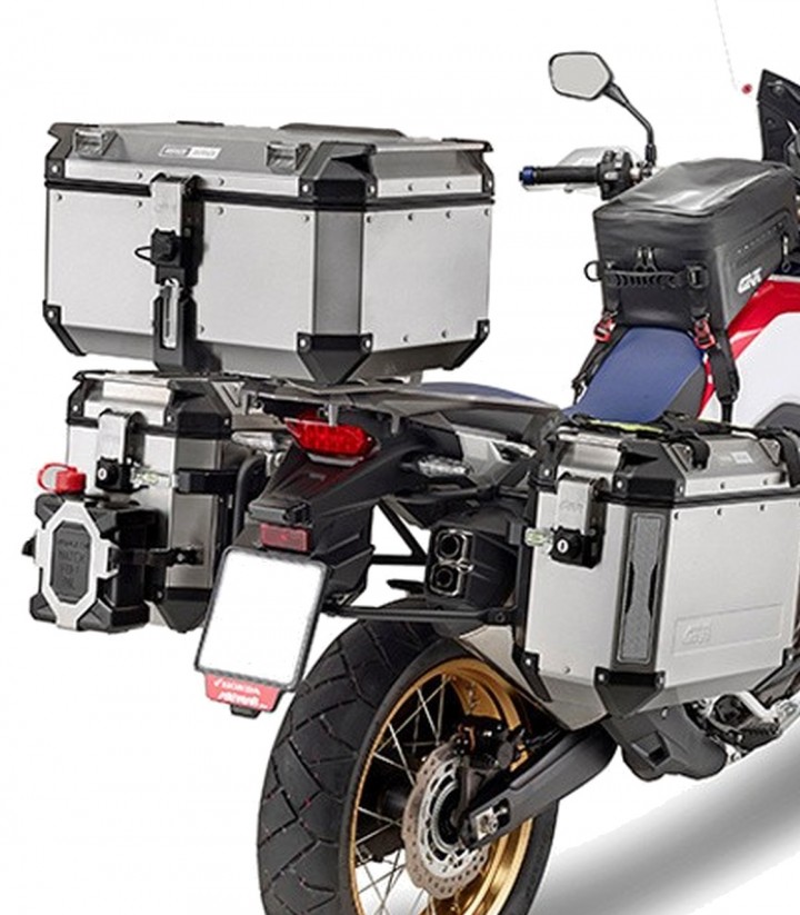 Portamaletas lateral Givi Trekker Outback MONOKEY® CAM-SIDE para Honda CRF1000L Africa Twin PL1144CAM