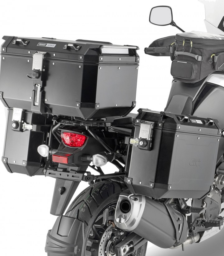 Portamaletas lateral ONE-FIT Givi Trekker Outback MONOKEY® CAM-SIDE para Suzuki V-Strom 1050 PLO3118CAM PLO3118CAM