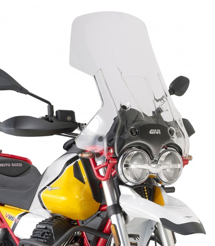 Windschild Klar Givi D8203ST für Moto Guzzi V85 TT (19-23)