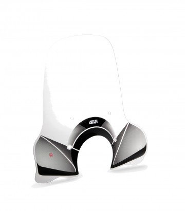 Aprilia Scarabeo 250-300 (07-16) GIVI Windscreen in Transparent 130A+A148A