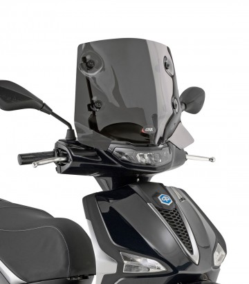 Piaggio Liberty 50-125-150 (25-26) GIVI Windshield in Smoked 5623S+A5623A
