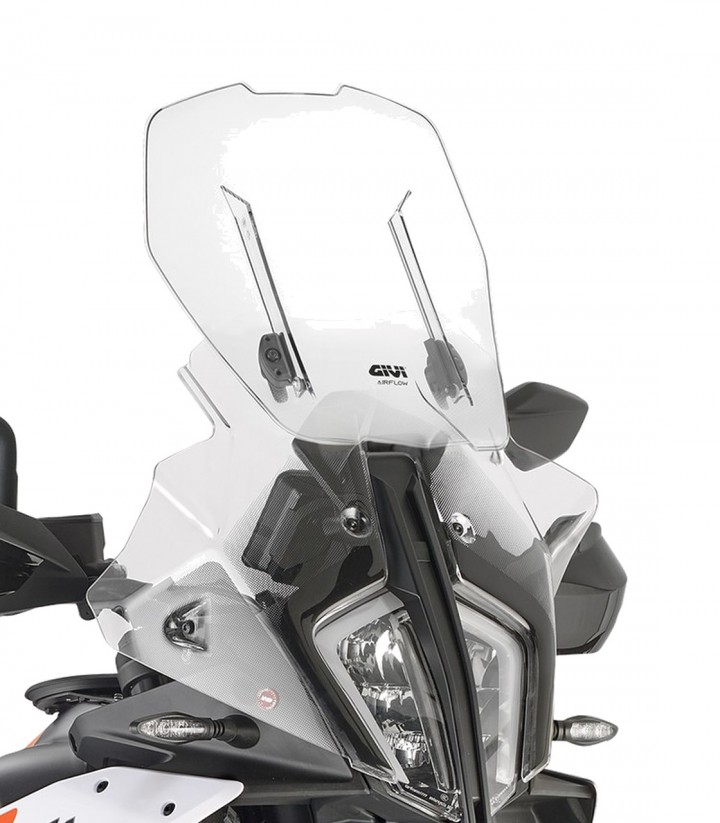Verstellbares Windschild Airflow Klar GIVI KTM 790/890 Adventure (23-26), 890 SMT (23-25) AF7716B