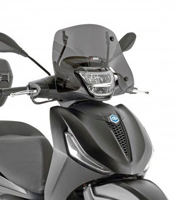 Piaggio Beverly 300/310/400 HPE (21-26) GIVI Windshield in Smoked 5621S+A5616A