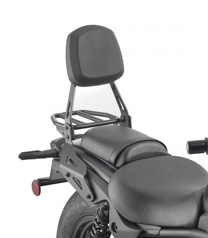 Rückenlehne mit Gepäckträger für den Sozius GIVI Kawasaki Eliminator 500 (24-26) TS4134C