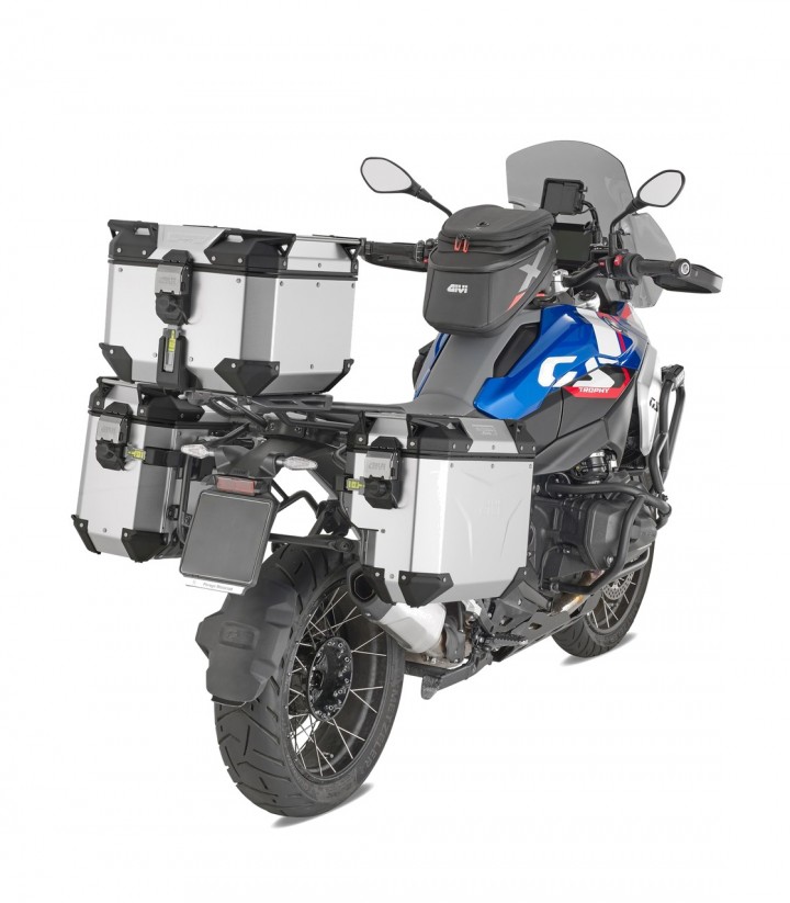 Maleta GIVI Trekker Outback EVO Smart Aluminio Anodizado Monokey 42 L