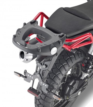 Soporte GIVI Maleta Trasera MONOKEY® / MONOLOCK® Moto Guzzi V85 TT (19-23) SR8203