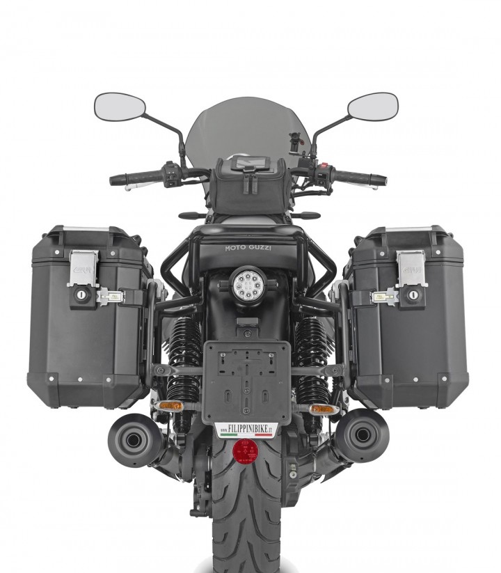 Portamaletas Laterales GIVI PL ONE-FIT para Moto Guzzi V7 850 Stone / Special (21-26) PLO8206CAM