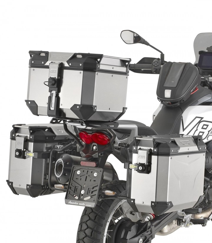 Seitenkofferträger GIVI PL ONE-FIT für Moto Guzzi V85 TT (24-26) PLO8209CAM