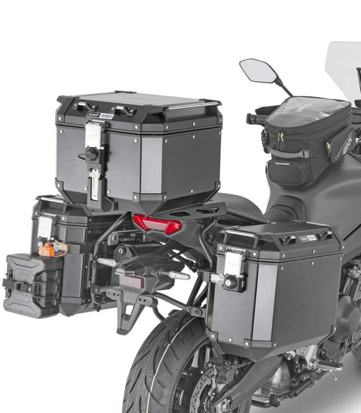Portamaletas Laterales GIVI PL ONE-FIT para Yamaha Tracer 9 / Tracer 9 GT / Tracer 9 GT+ (21-24) PLO2159CAM