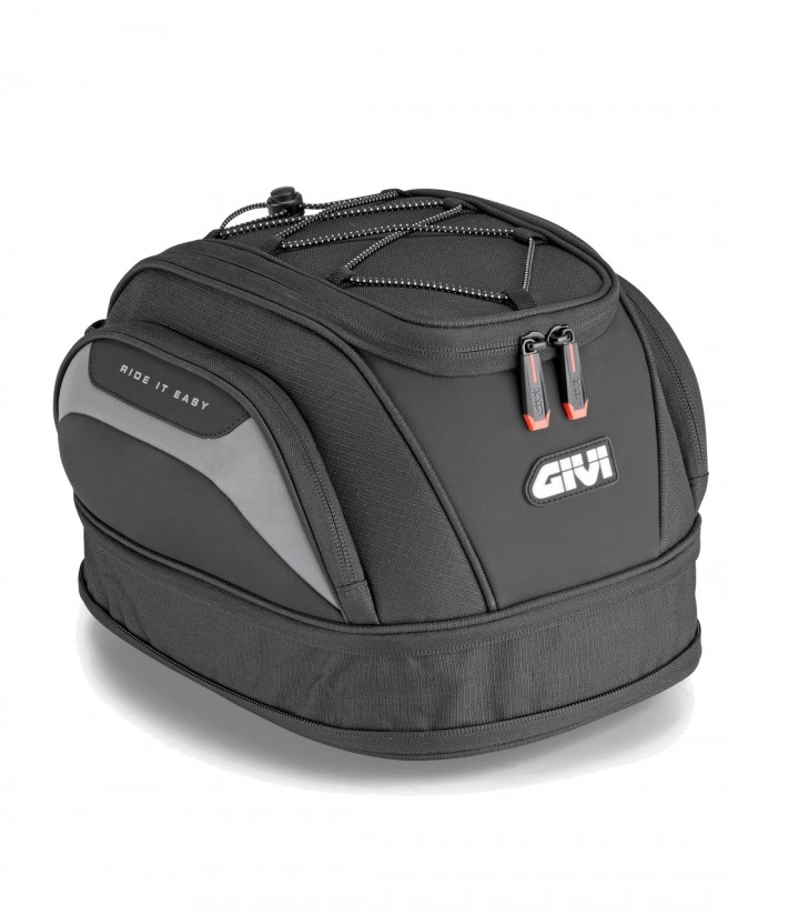 Sitzbanktasche 11-14 L EASY07 GIVI Seatlock / Tanklock in Schwarz und Grau