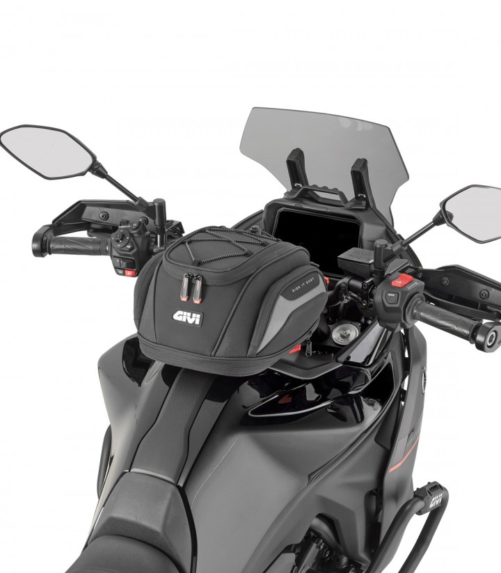 Bolsa Sillín 11-14 L EASY07 GIVI Seatlock / Tanklock en Negro y Gris