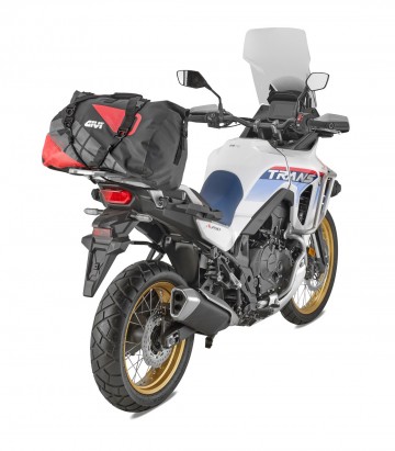 Sitzbanktasche 40 L EA115GRB GIVI mit Gurten in Grau und Rot