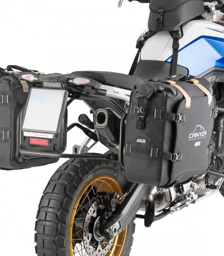 Bolsas Laterales Canyon Monokey Impermeables GRT720B 25+25 L GIVI