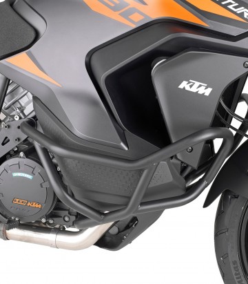 GIVI Tubular Engine Guards KTM 1290 Super Adventure S (21-25), 1390 Super Adventure S/S EVO (26) in Black TN7713