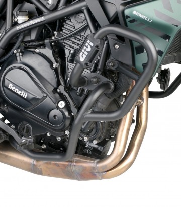Defensas Tubulares GIVI Benelli TRK 702 (23-25), TRK 702 X (23-25), QJ Motor SRT 700 SX (25-26) en Negro TN8717