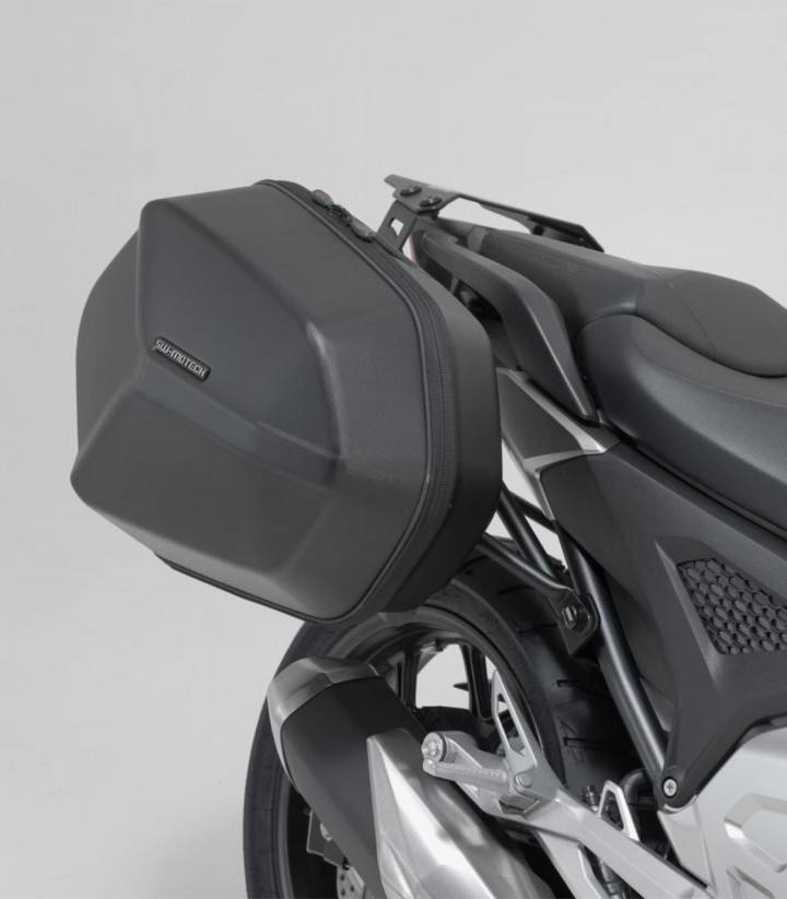 Maletas Laterales con Soporte AERO ABS Negras 25/25 L Honda NC750XA/XD (20-24) SW-MOTECH KFT.01.841.60100/B KFT.01.841.60100/B