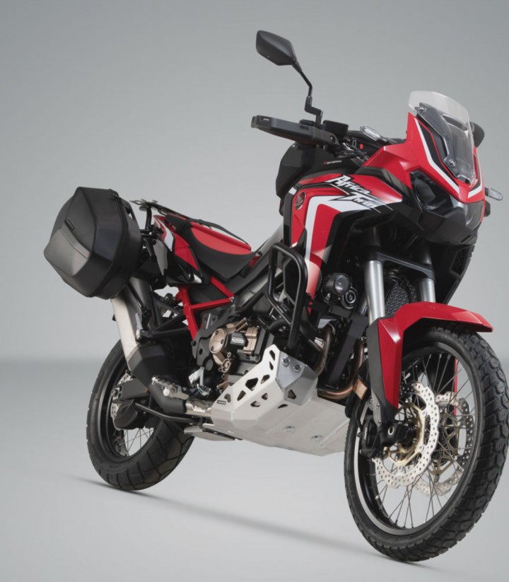 Maletas Laterales con Soporte AERO ABS Negras 25/25 L Honda CRF1100L Africa Twin (19-21) SW-MOTECH KFT.01.950.60101/B KFT.01....