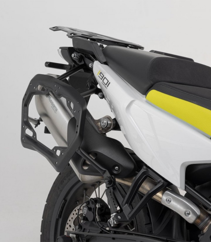 Maletas Laterales con Soporte AERO ABS Negras 25/25 L Husqvarna Norden 901 / Expedition (21/23) SW-MOTECH KFT.03.992.60100/B ...
