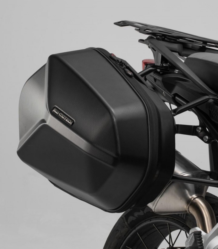 Maletas Laterales con Soporte AERO ABS Negras 25/25 L Suzuki V-Strom 650 (11-16) SW-MOTECH KFT.05.765.60100/B KFT.05.765.60100/B