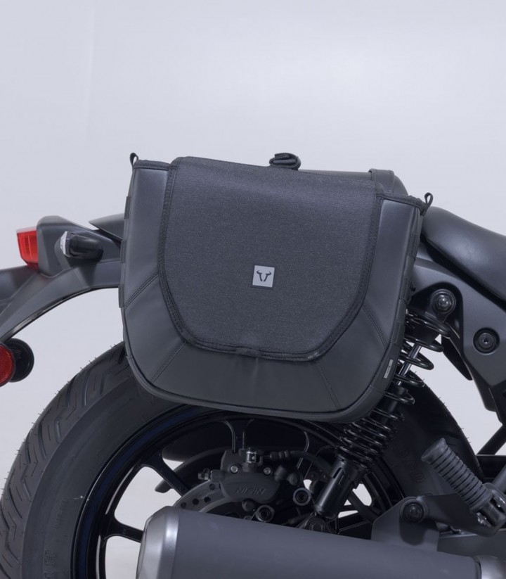 Bolsas Laterales SW-MOTECH Legend Gear + Soportes V-LOC 16/11 L Kawasaki Eliminator 500 (23) BC.HTA.08.604.22000