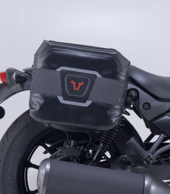 Bolsas Laterales SW-MOTECH WP + Soportes V-LOC 16/11 L Kawasaki Eliminator 500 (23) BC.SYS.08.604.32000