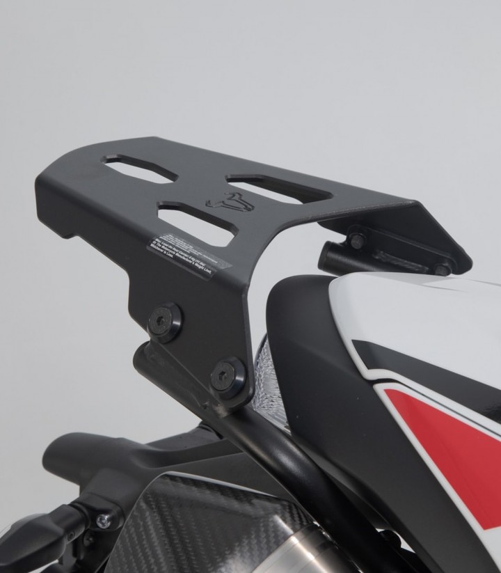 Maleta Superior con Soporte TRAX ADV Plateada 38 L Triumph Speed Triple 1050 RS/S (18) SW-MOTECH GPT.11.901.70001/S