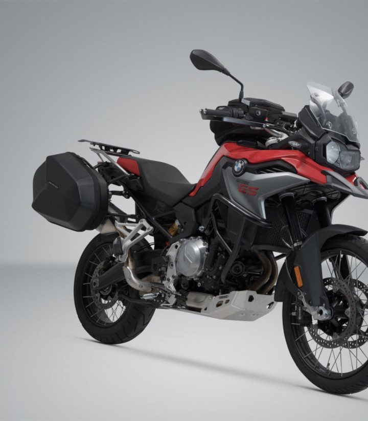 Seitenkoffer mit Träger AERO ABS Schwarz 25/25 L BMW F750/800/850GS (17-23), F850/900GS Adventure (18-23) SW-MOTECH KFT.07.897.6