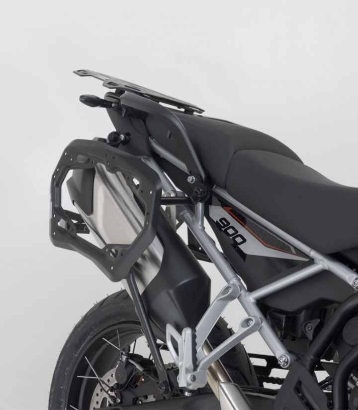Maletas Laterales con Soporte AERO ABS Negras 25/25 L Triumph Tiger 900 Alpine/Desert Edition (25), GT/Rally Pro (23) SW-MOTE...