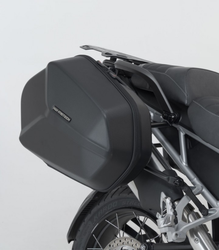 Maletas Laterales con Soporte AERO ABS Negras 25/25 L Triumph Tiger 1200 GT/Rally Pro (22) SW-MOTECH KFT.11.905.60102/B KFT.1...