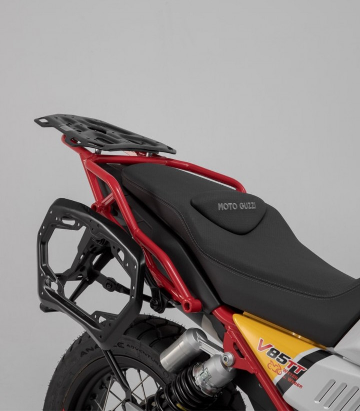 Maletas Laterales con Soporte AERO ABS Negras 25/25 L Moto Guzzi V85 TT (19-23) SW-MOTECH KFT.17.925.60100/B KFT.17.925.60100/B