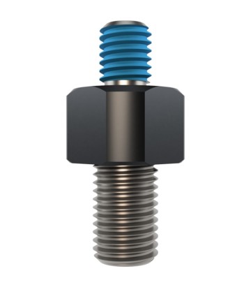 Adaptador de Retrovisor Highsider M10 x 1,25 a M8 en Negro