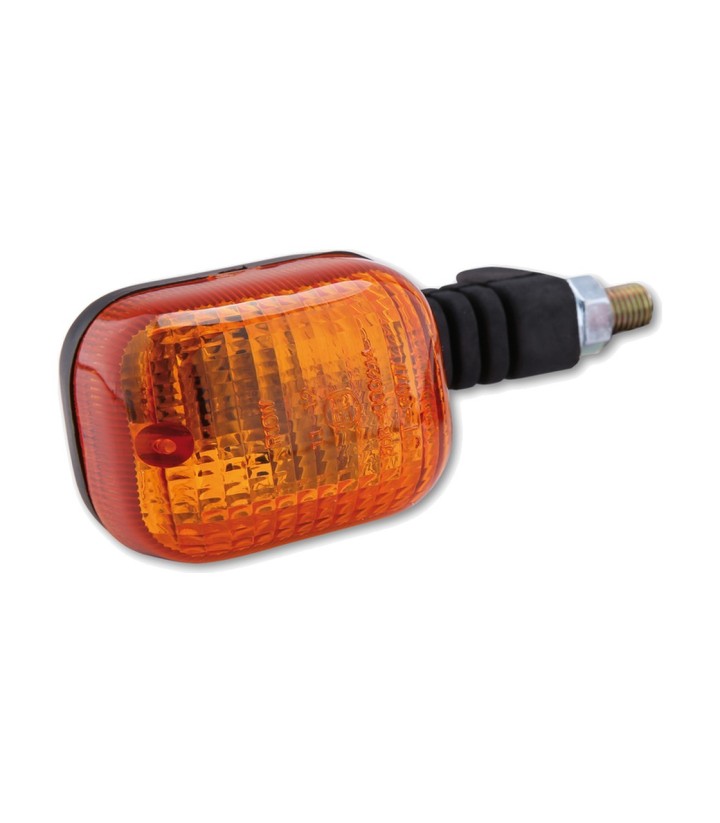 Highsider Turn Signal Duc Style Black with Orange Lens