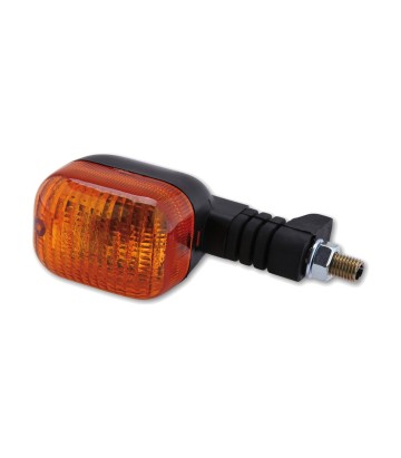 Intermitente Highsider Duc Style Negro con Cristal Naranja