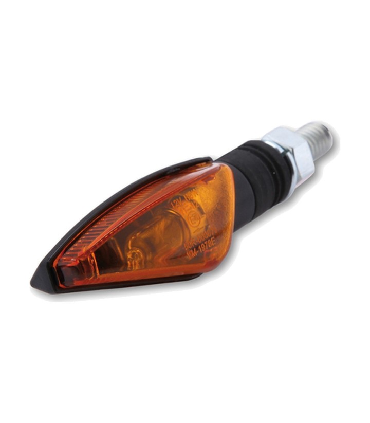 Intermitentes Highsider Toledo Negro con Cristal Naranja