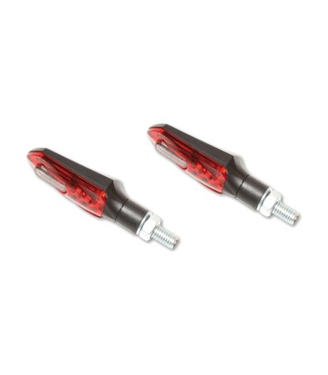 Intermitentes LED Highsider Arrowhead 3en1 Negro con Cristal Ahumado