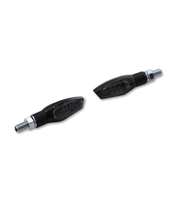 Intermitentes LED Highsider Nova Negro con Cristal Ahumado