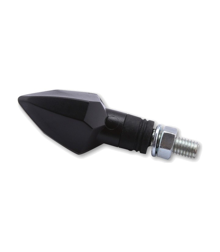 Intermitentes LED Highsider Rock Negro con Cristal Ahumado