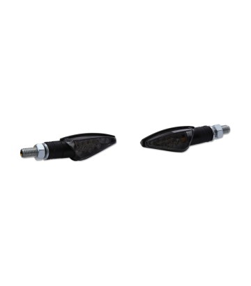 Highsider LED Turn Signals Toledo Black with Smoked Lens