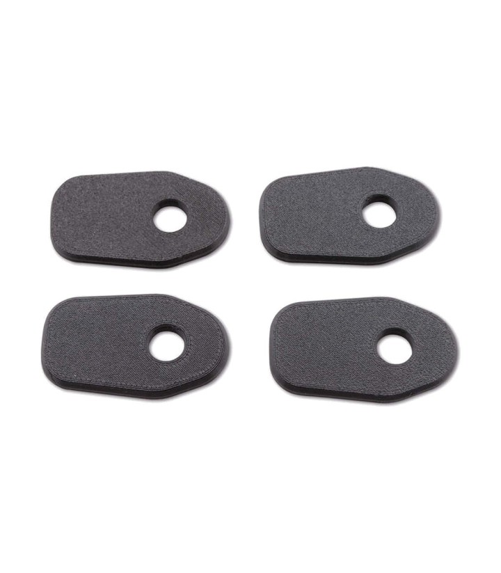 Highsider Turn Signal Mounting Plates Indy Spacer (3D Printed) in Black