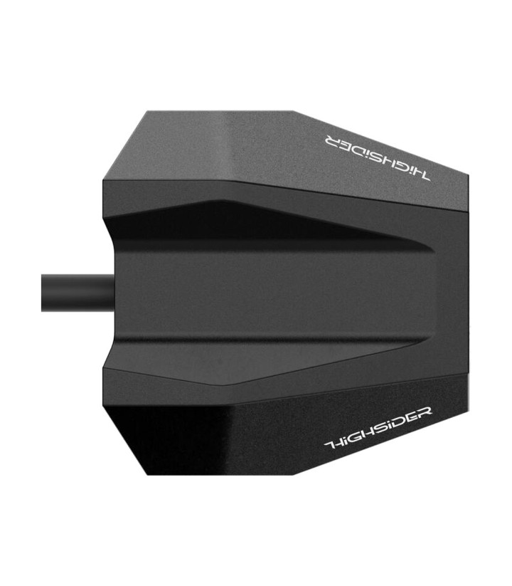 LED-Rücklicht Highsider Split-V Schwarz mit klarem Glas