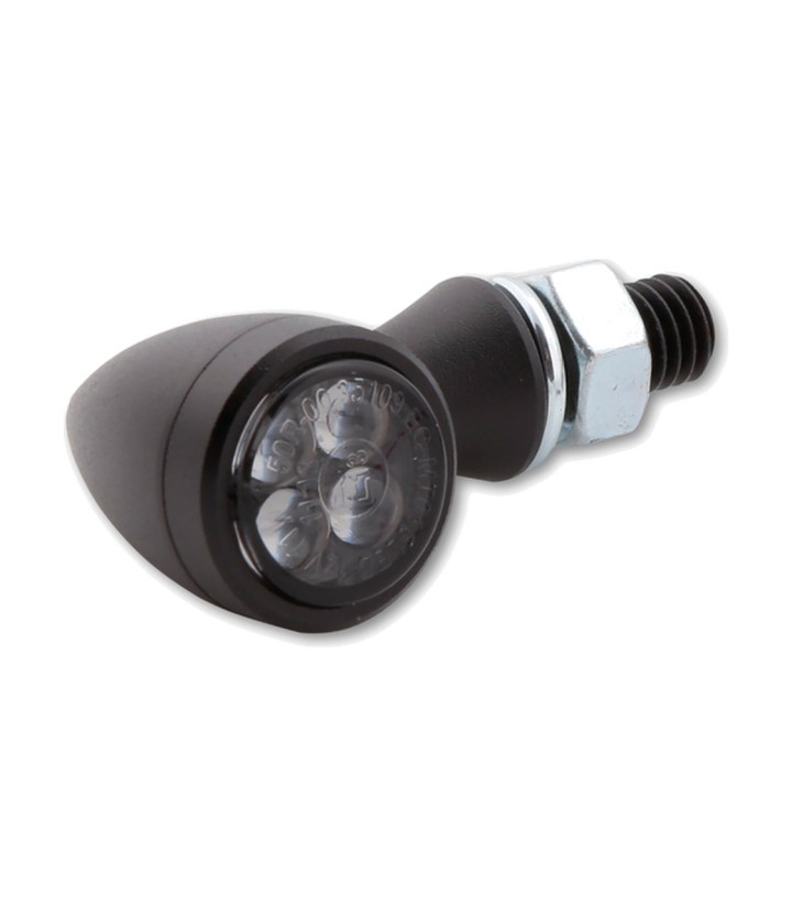Highsider LED Tail Lights with Turn Signal Sixteen Bullet 3in1 Black with Smoked Lens