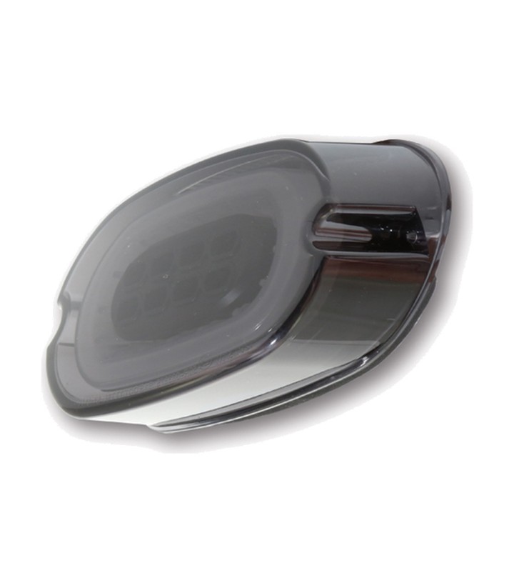 Piloto Trasero LED Highsider Tipo Original HD Style Negro con Cristal Ahumado