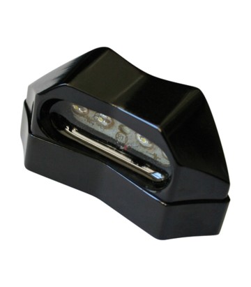 LED-Kennzeichenleuchte Highsider in Schwarz